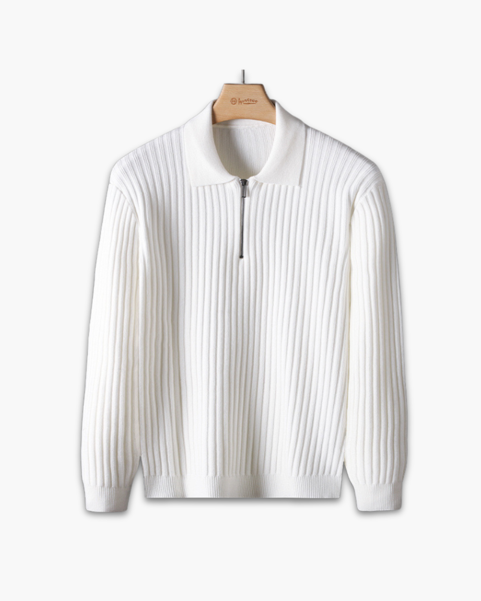 MILANO ZIP-COLLAR SWEATER