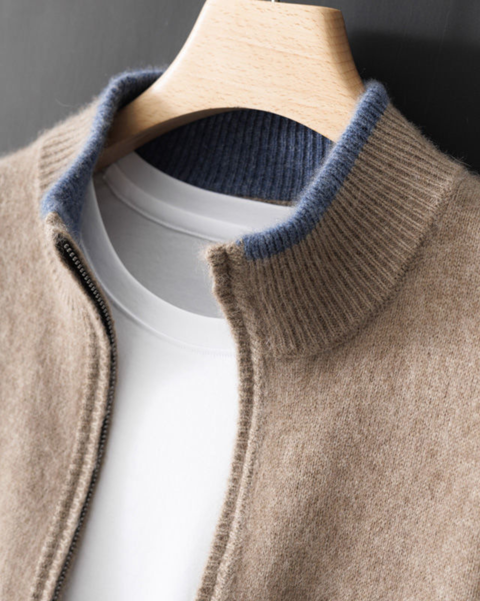 VERONA FULL-ZIP CARDIGAN