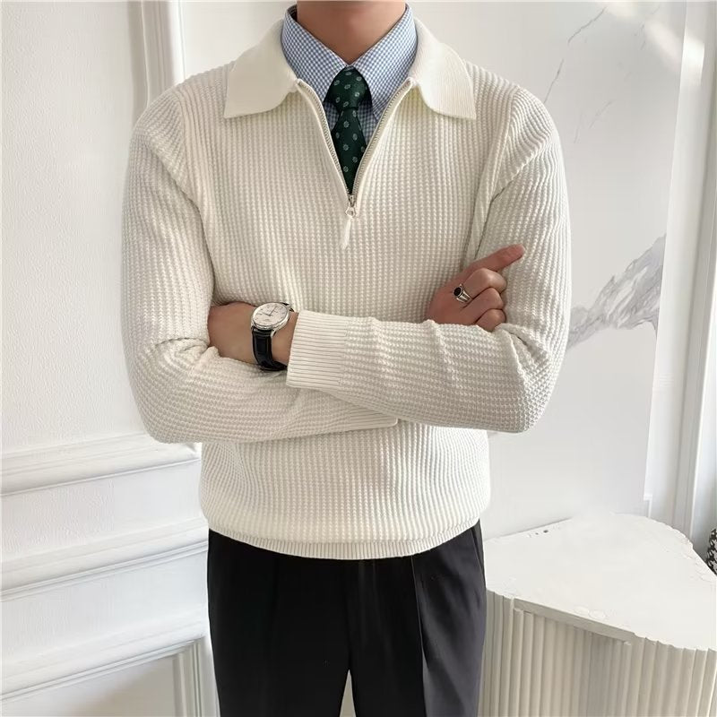 MODENA ZIP-COLLAR SWEATER