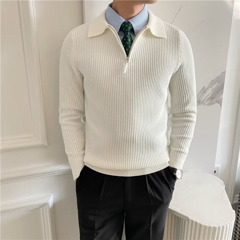 MODENA ZIP-COLLAR SWEATER