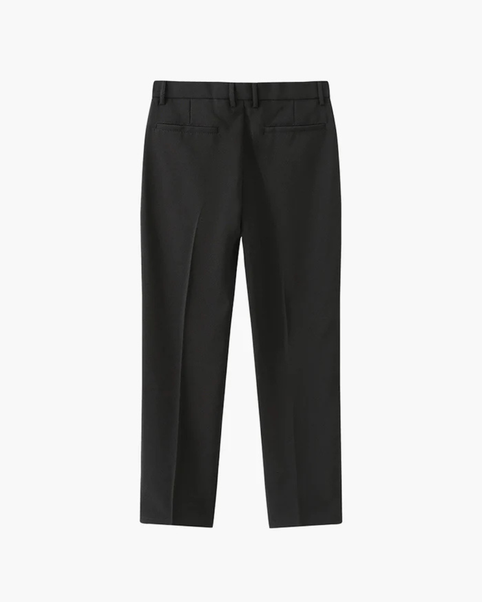 STRAIGHT CROPPED BUSINESS PANTS