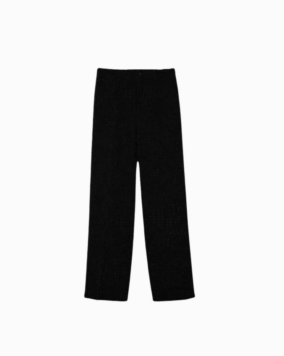 WIDE STRAIGHT BUSINESS PANTS