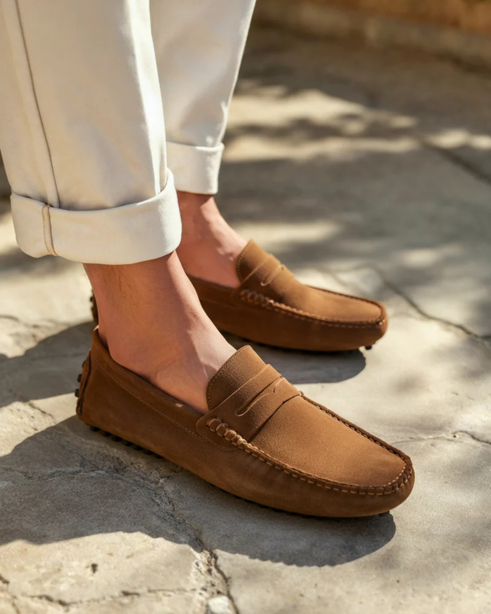 MARINER SUEDE BOAT LOAFERS