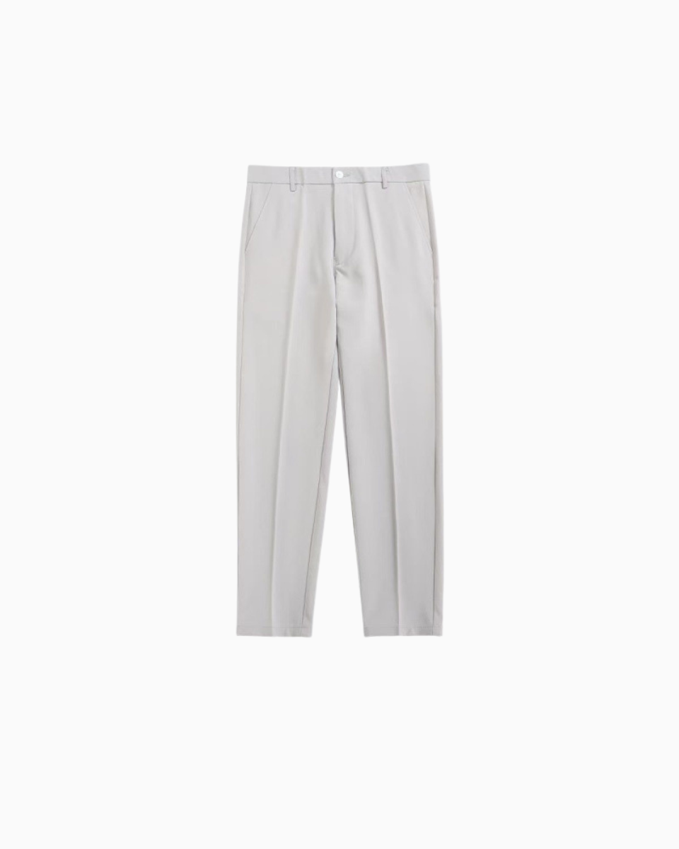 WIDE STRAIGHT BUSINESS PANTS