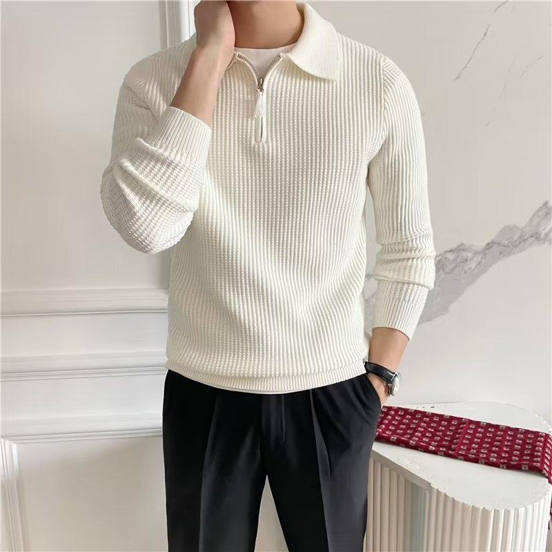 MODENA ZIP-COLLAR SWEATER